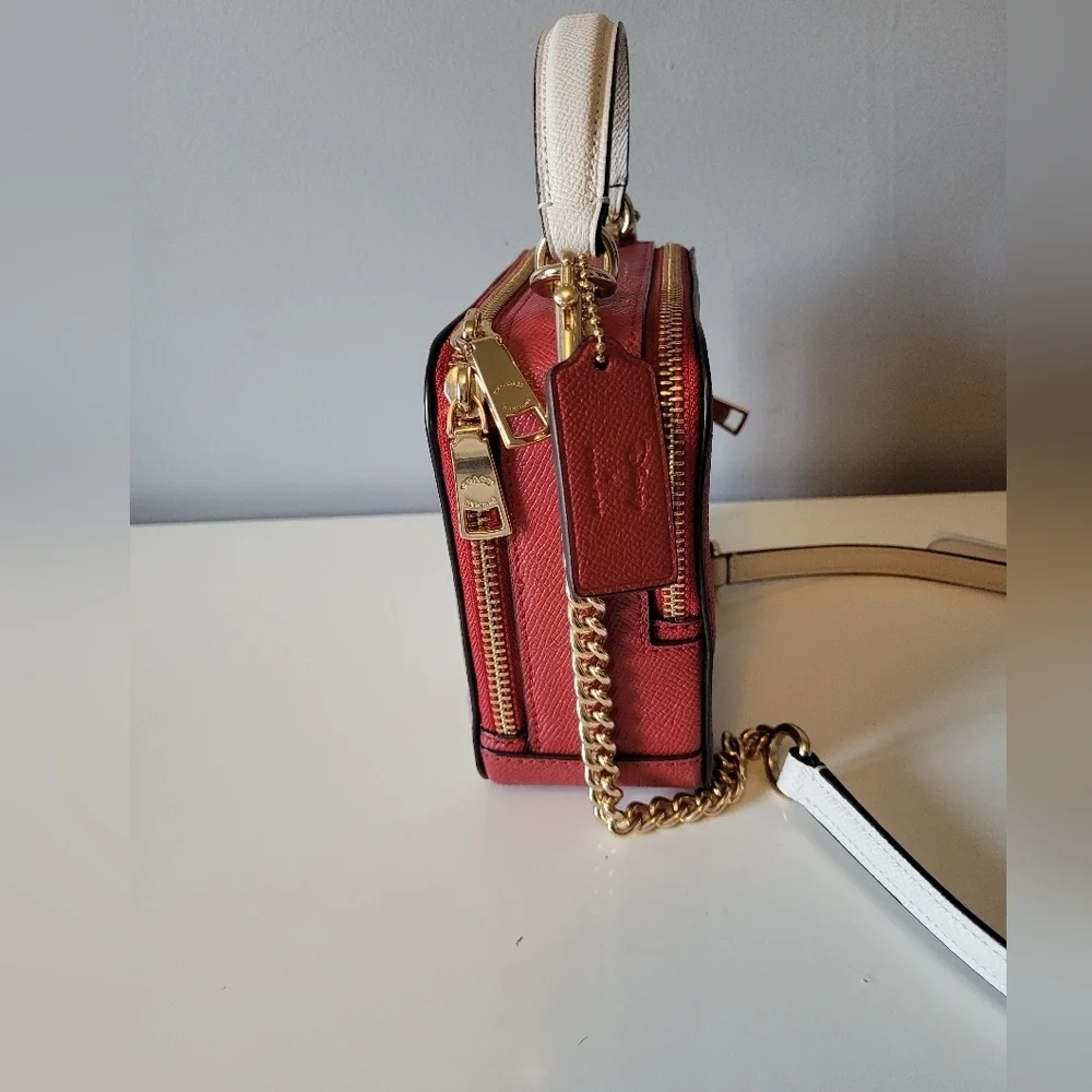 Coach X Disney Cruella Small Box Crossbody, New Without Tags